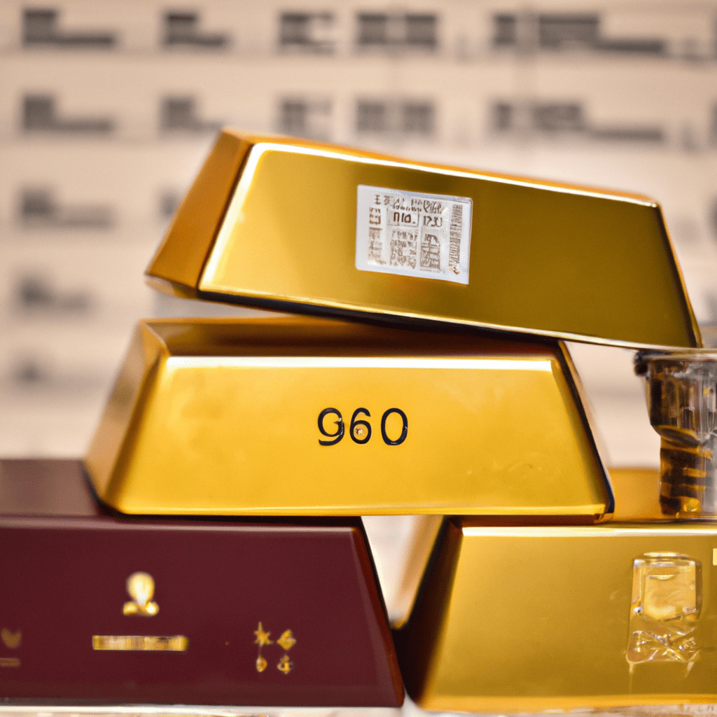 A close-up photo of a diverse portfolio with a mix of gold bars, stocks, and real estate, representing a strong foundation for stable and balanced investment returns. Diversify wisely for financial security.. Sigma 85 mm f/1.4. No text.