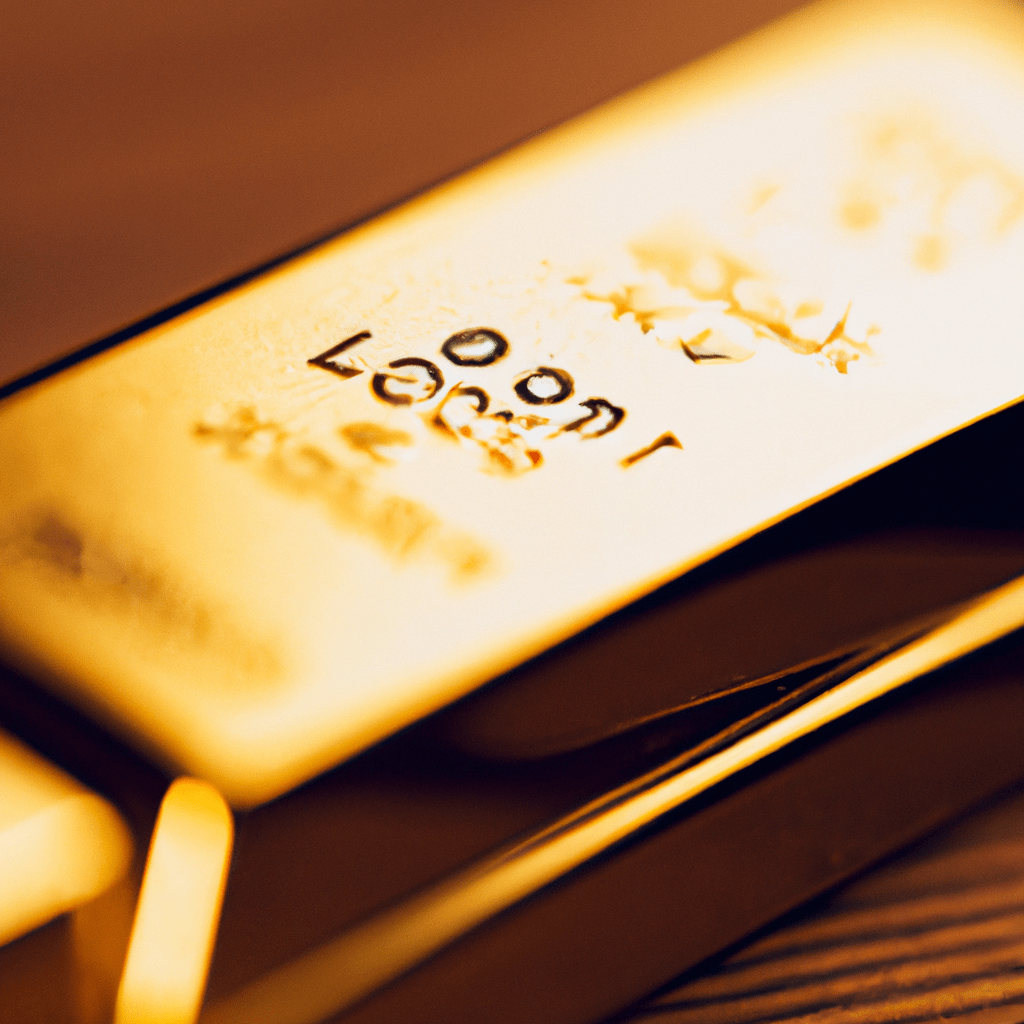 A close-up photo of a shiny gold bar, symbolizing wealth, stability, and smart investment choices in a diverse portfolio. Start your journey towards financial security today!. Sigma 85 mm f/1.4. No text.